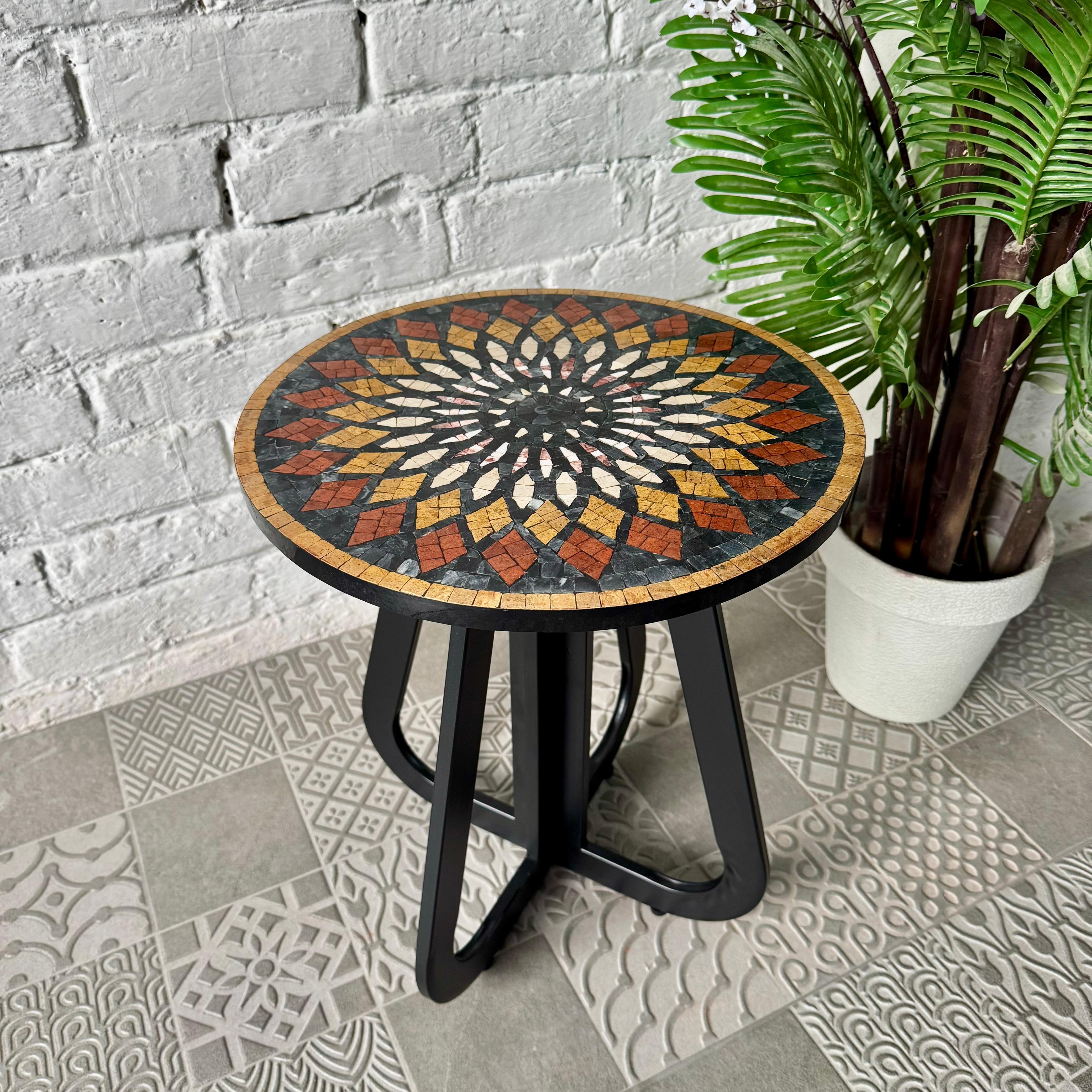 Coffee Table Round Tile Top Kitchen Table Table Top Hampton Bay