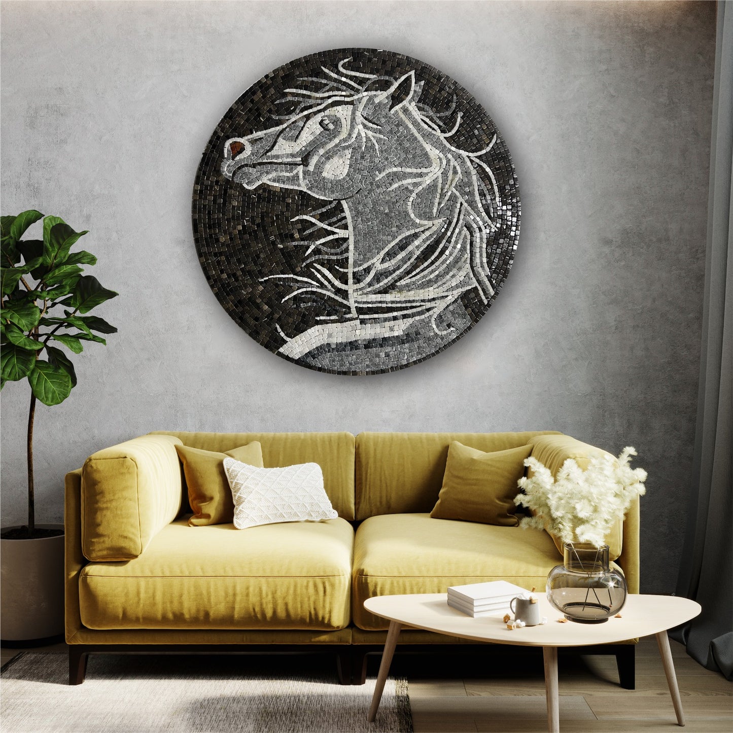 SIGNATURE ANDALUSIAN HORSE - Mosaic By Qureshi's
