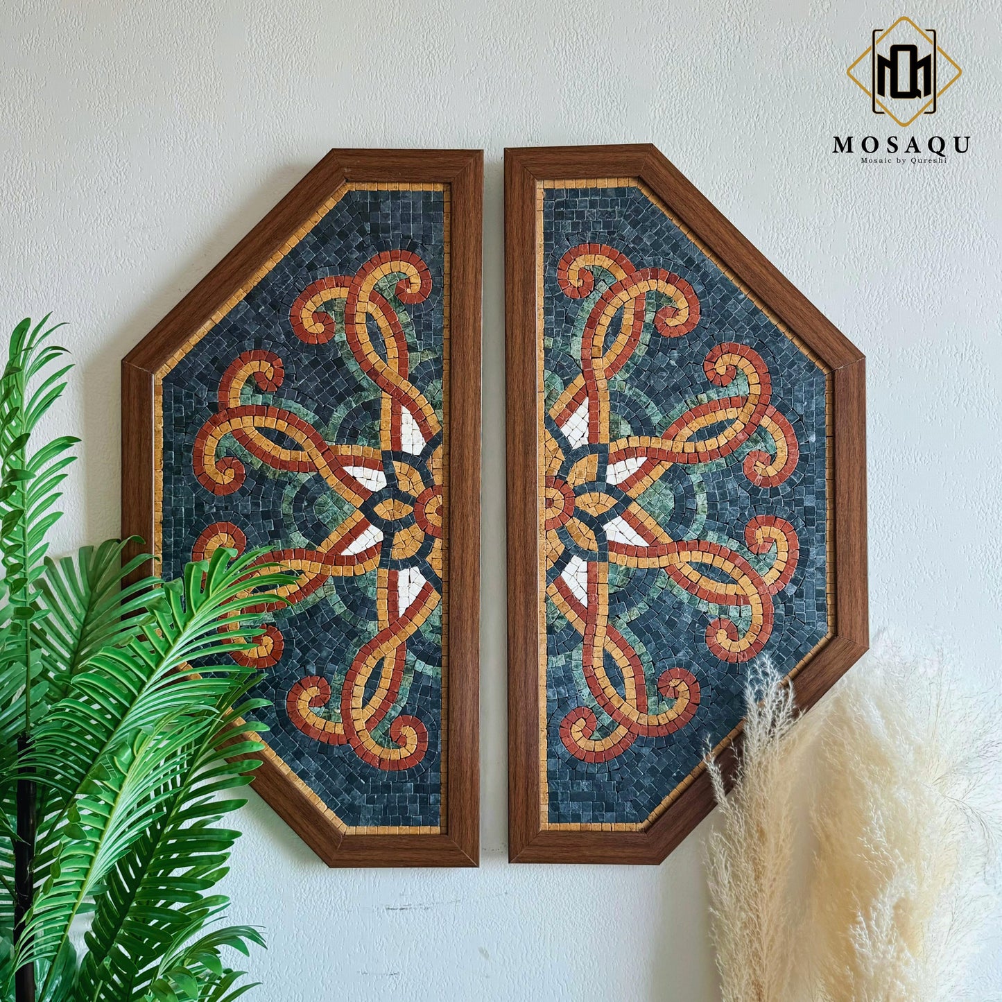 Arabesque Harmony Duo – Premium Wall Decor