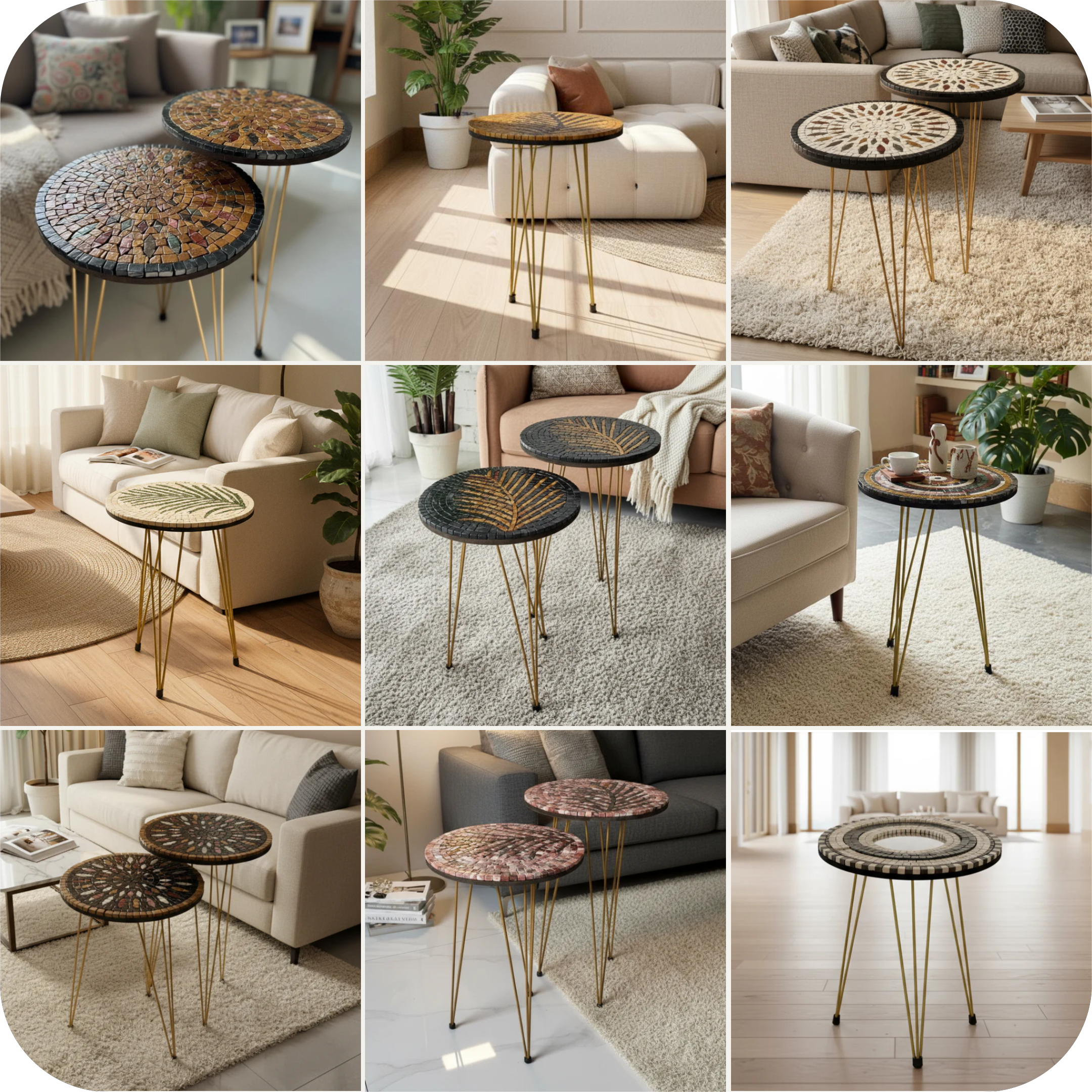 Mosaic Decorators Smart Tables