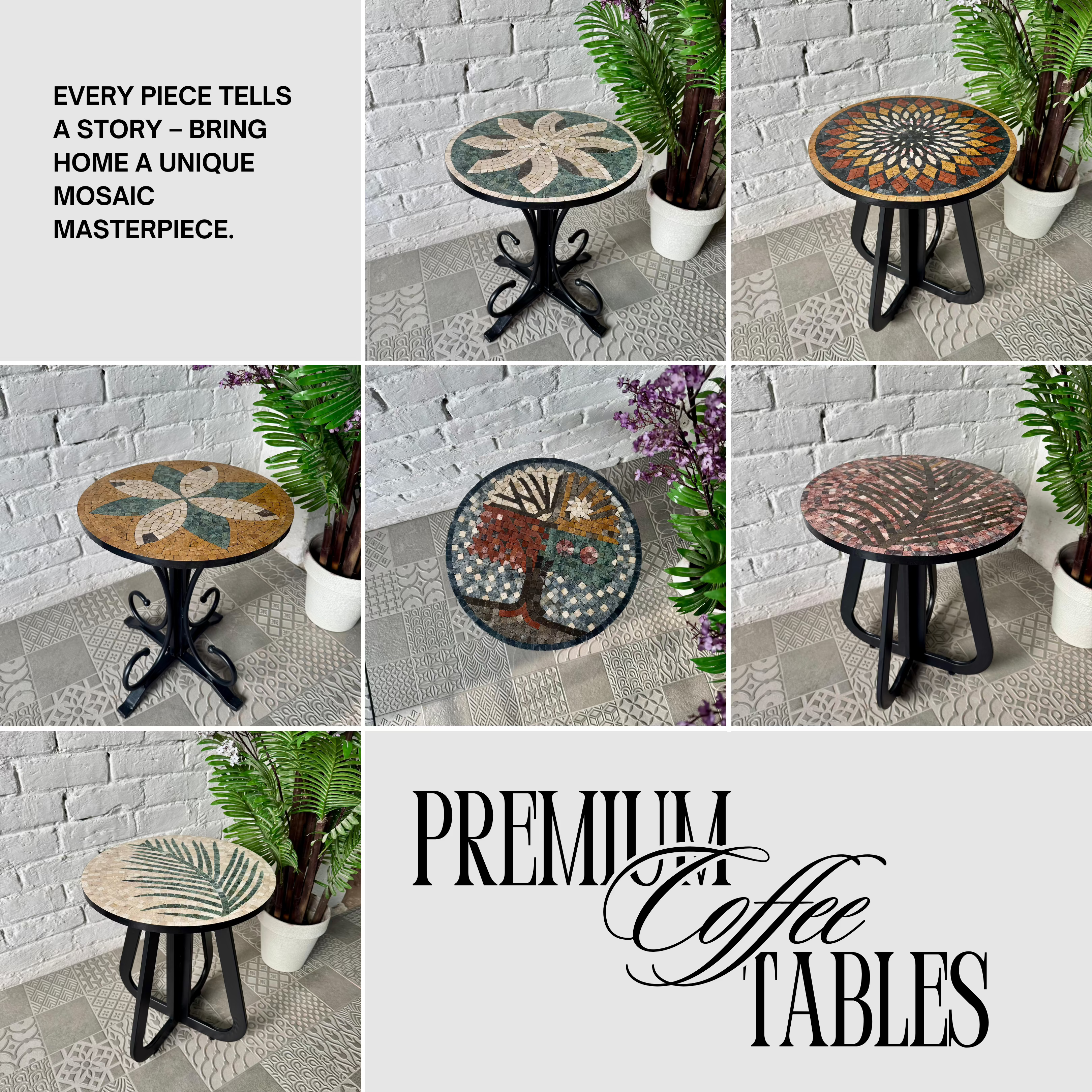 Luxury Mosaic Coffee Tables