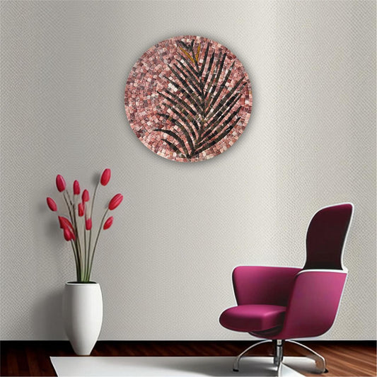 Tea Leaf Art: Nature-Inspired Stone Wall Art