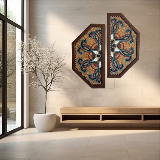 Arabesque Harmony Duo – Premium Wall Decor