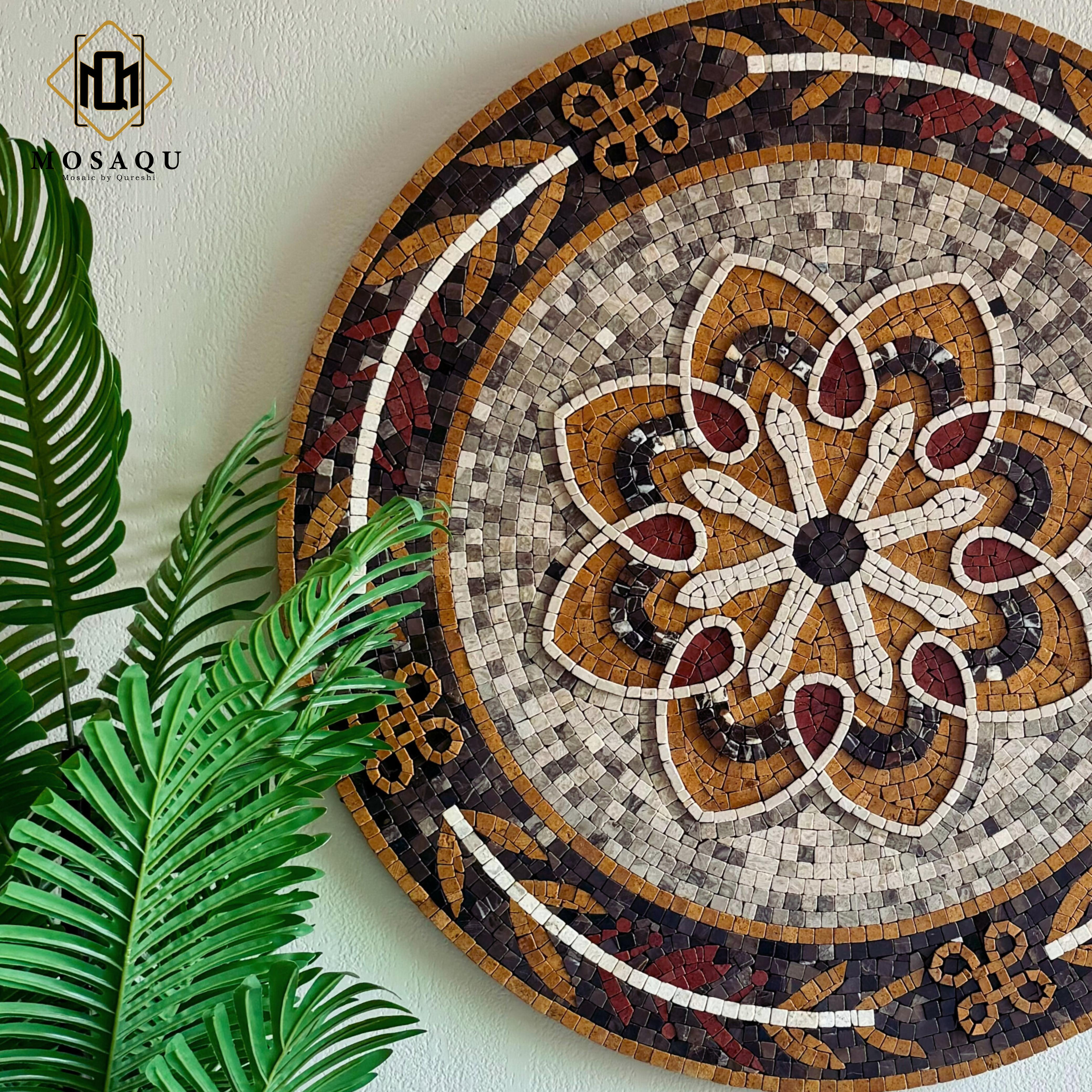 Signature Ancient Petals Stones – Artisan Crafted Stone Artwork for Quirky Home Decor