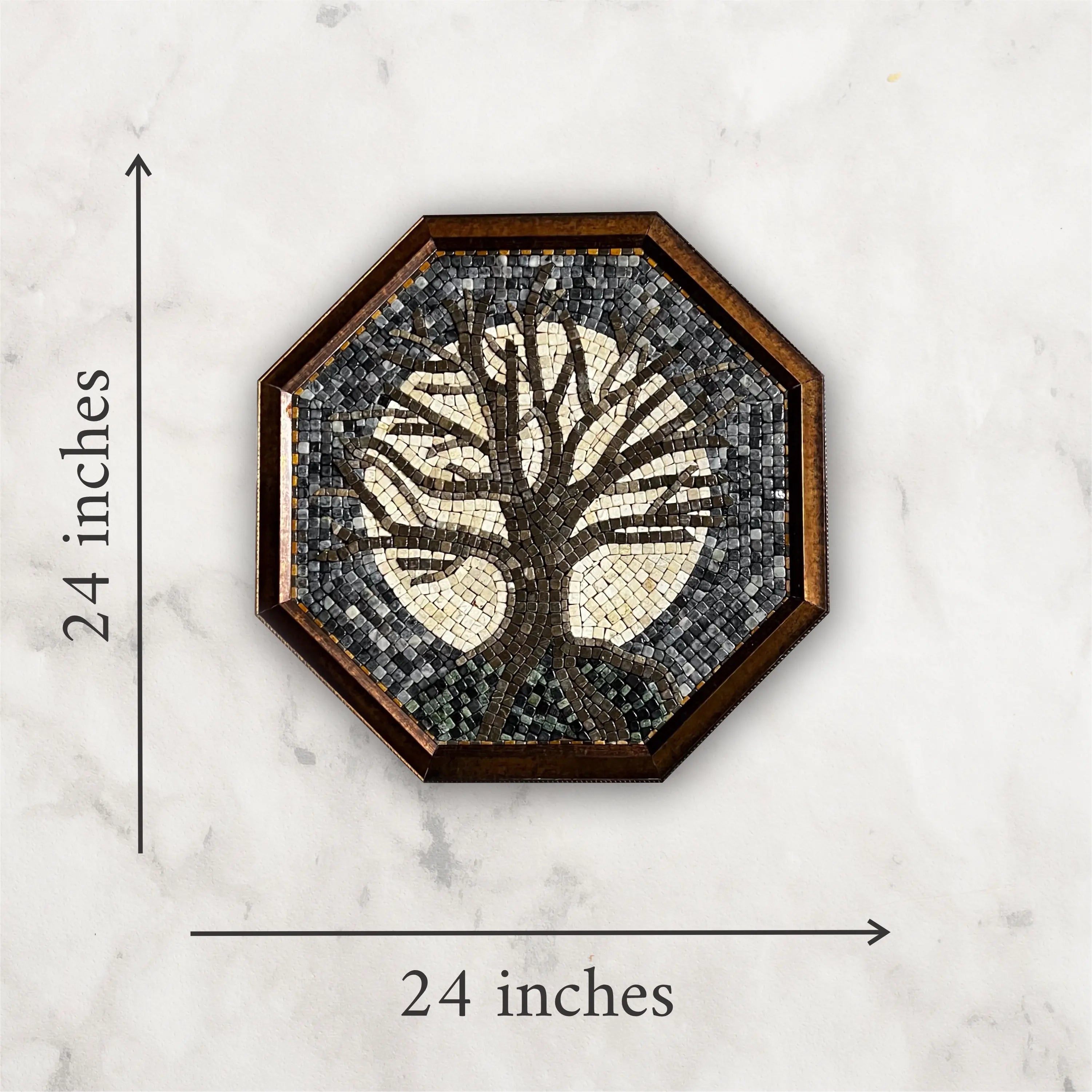 DEATH MOON TREE - Mosaic By Qureshi's