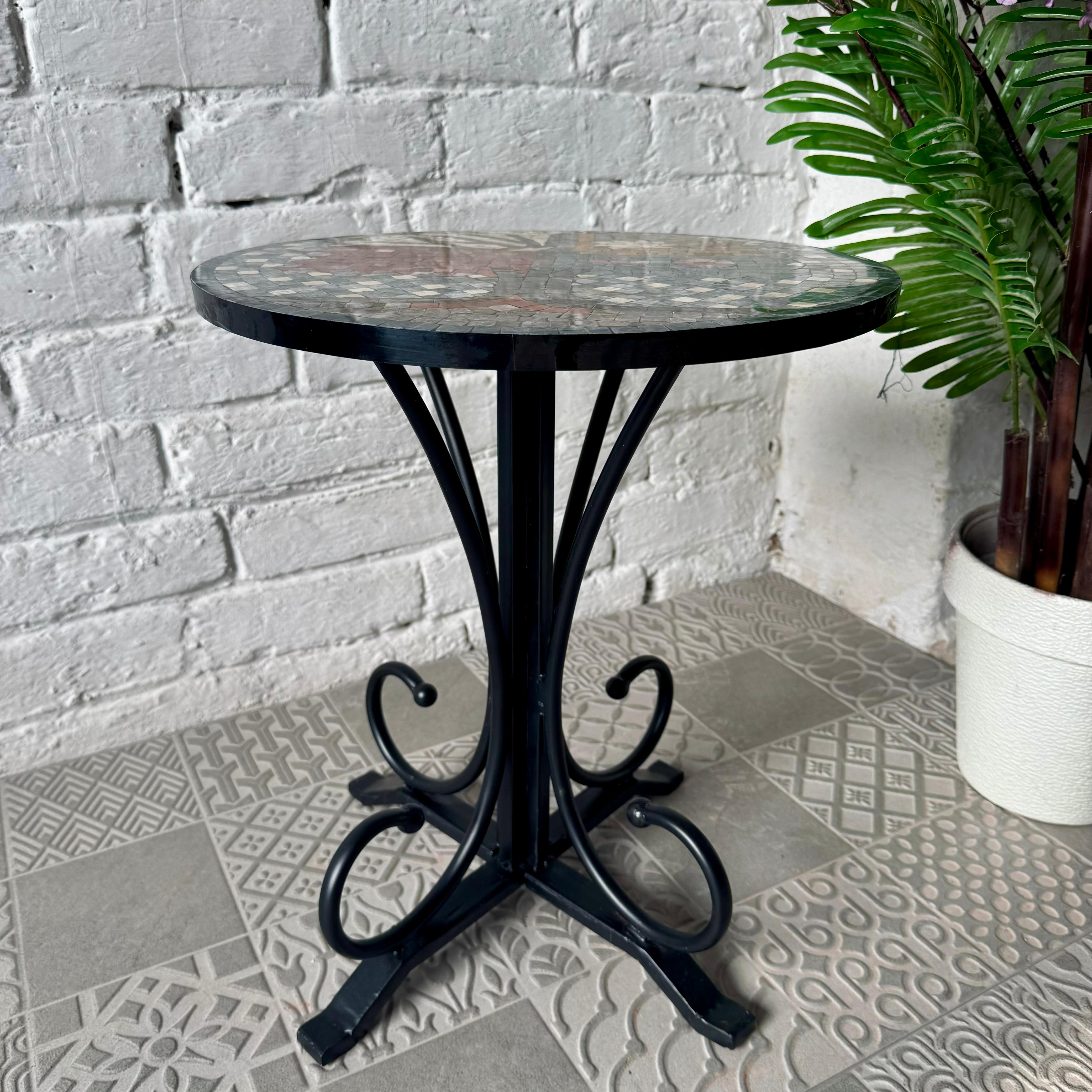 Tree Of Life Design Coffee Table - Ornate Curve Base for Exquisite Homes