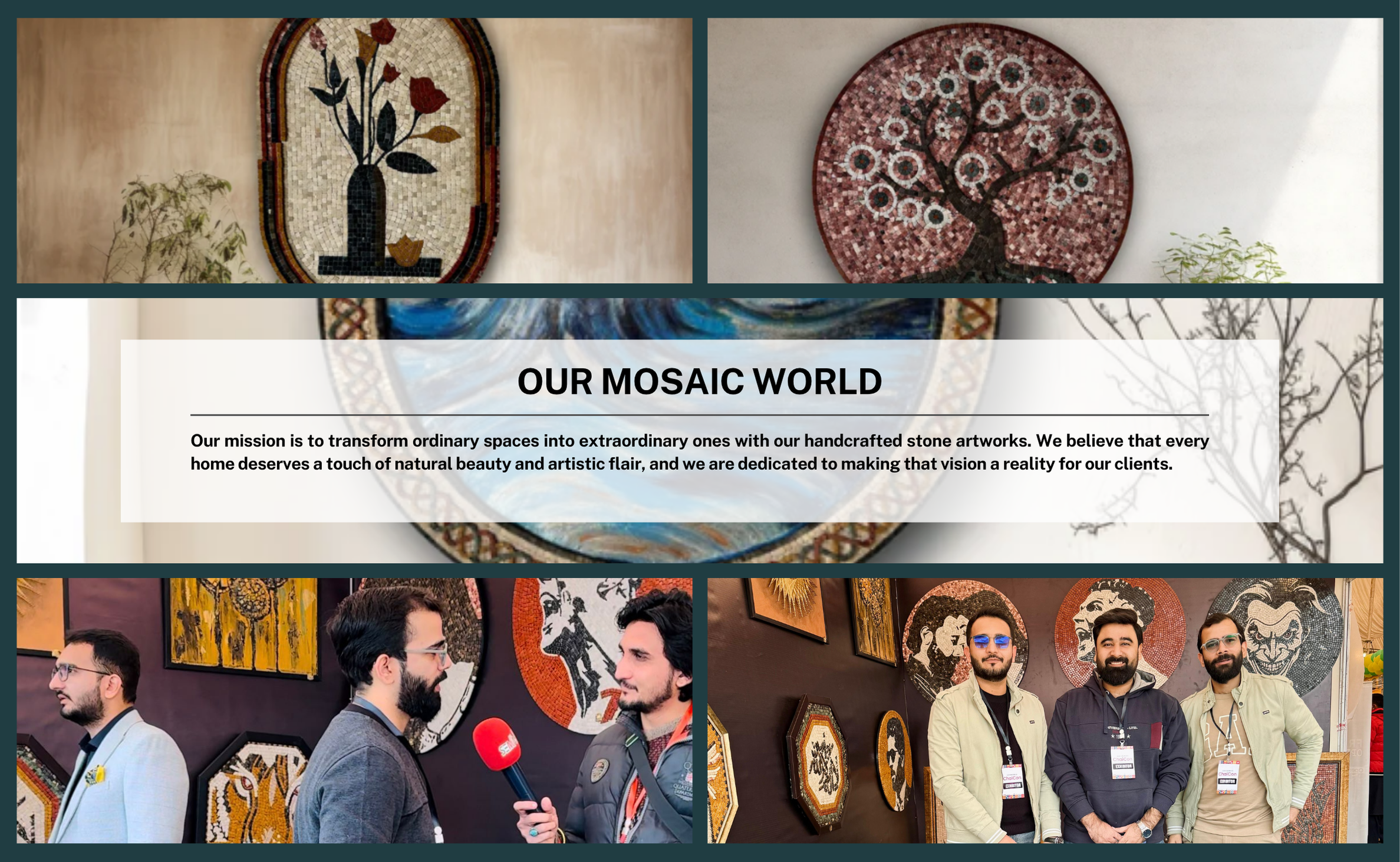 Discover Exquisite Mosaic Art: Handmade Hangings & Stone Coffee Tables