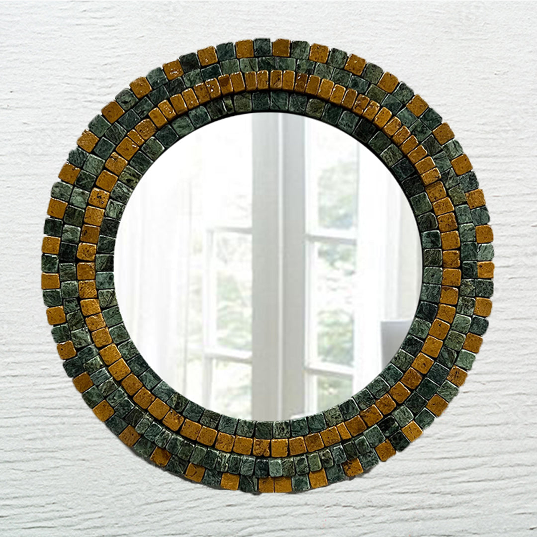 MIRROR MOSAIC | Basil Gold - Mosaic By Qureshi's