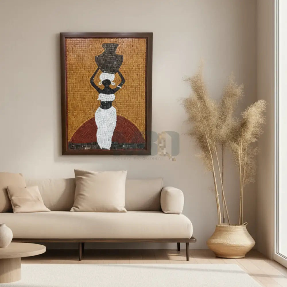 AFRICAN ART with a Quirky Twist 32’’x24’’ Wall Hangings