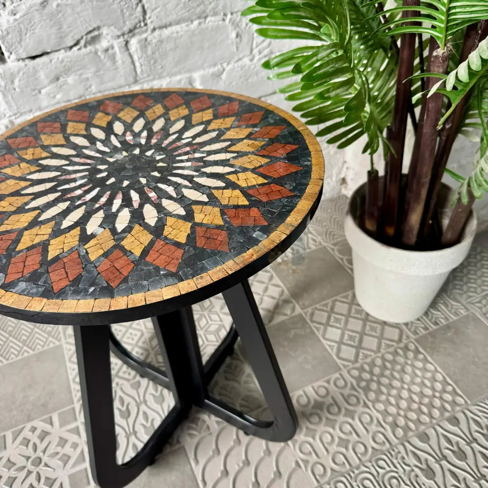 Aurora Mosaic Accent Coffee Table 16” x 16” x 20”