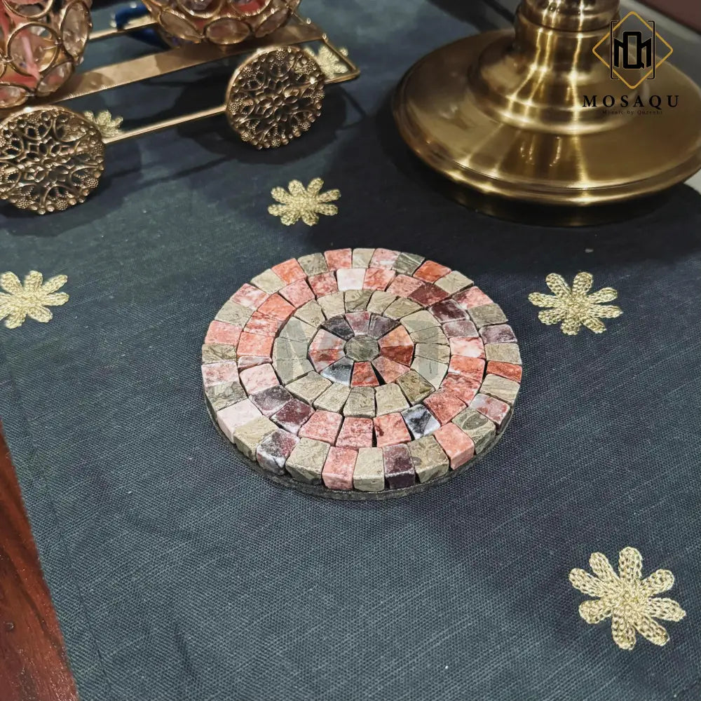 Berry Glow Handmade Coaster for Country Home Decor 6 PCS