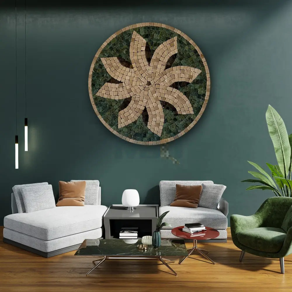 Celestial Petal Mosaic Wall Hangings