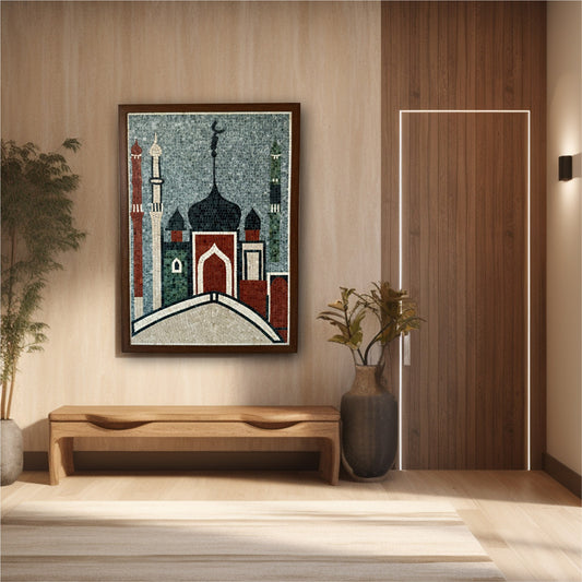 Signature Mosque Stonework Islamic Hanging - Sacred Wall Art