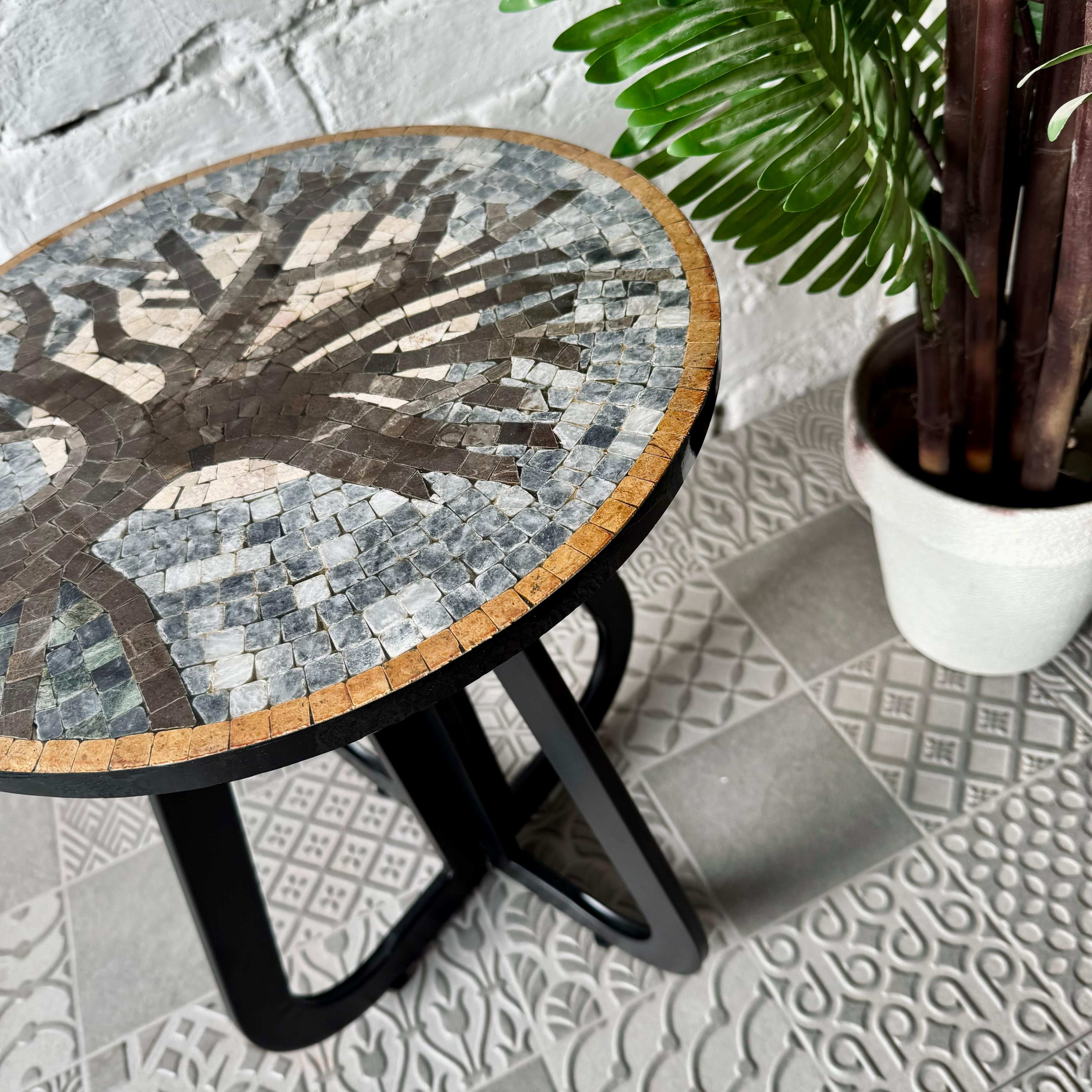 Dark Moon Tree Design Coffee Table