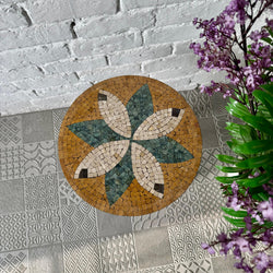 Timeless Petal Design Coffee Table - Infinity Loop Base for Western & Country Spaces
