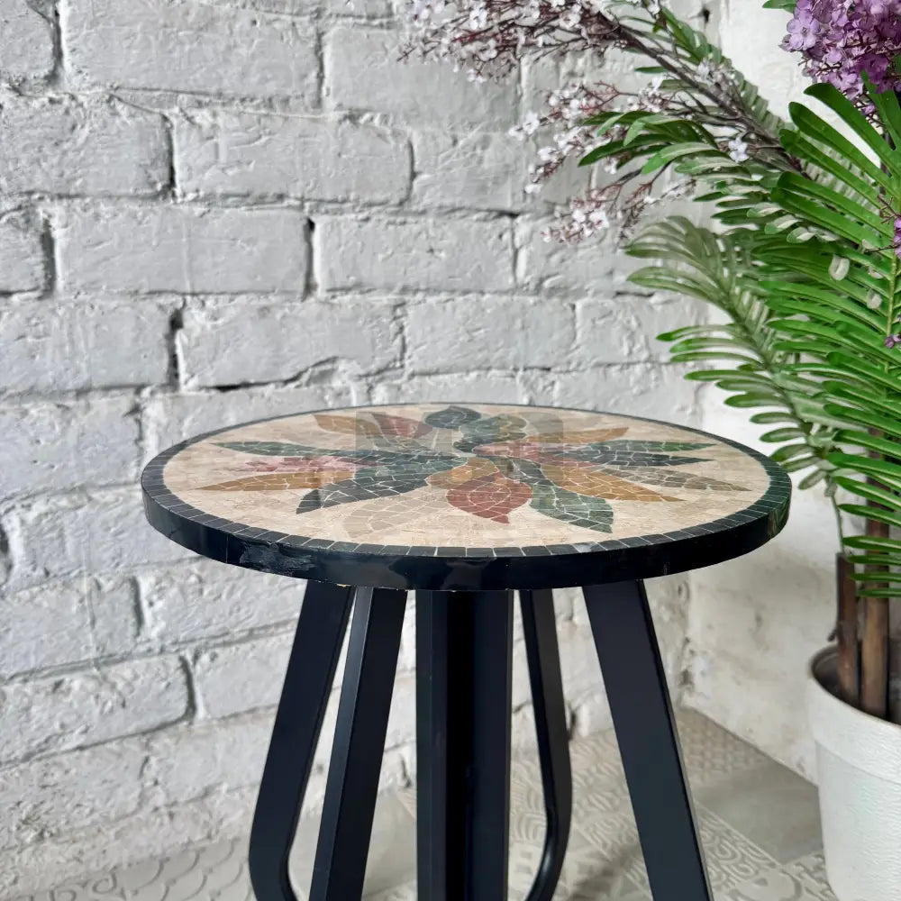Floral Harmony Mosaic Coffee Table 16” x 16” x 20”