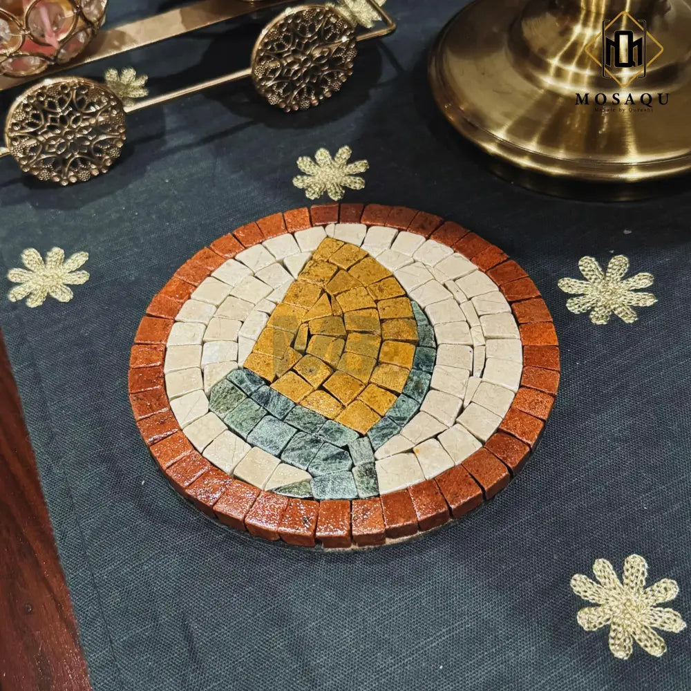 Flower Leaf Handmade Coaster For Jugs / Plates for Country Home Decor 6” x 6” / 1 PCS