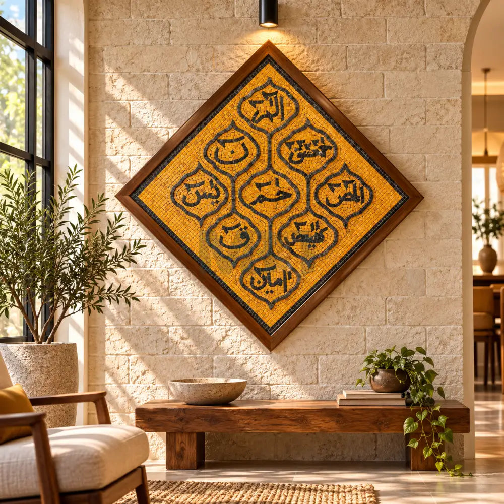 LOH E QURANI ANTIQUE HOME DECOR - 32’’x32’’ - Wall Hangings