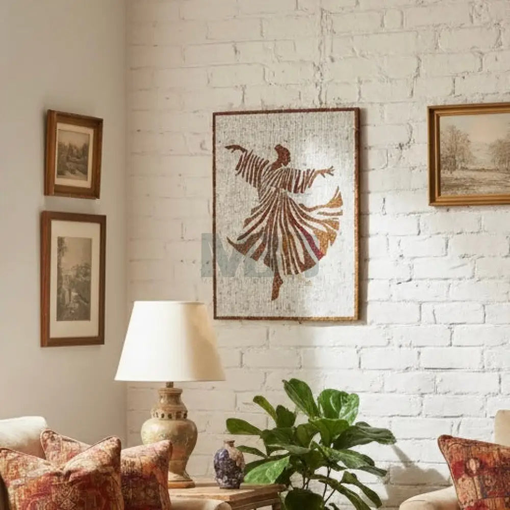 Luxury Mosaic Wall Art – Artisan-Crafted Abstract Stone Design for Art Intellectuals 32”x24”