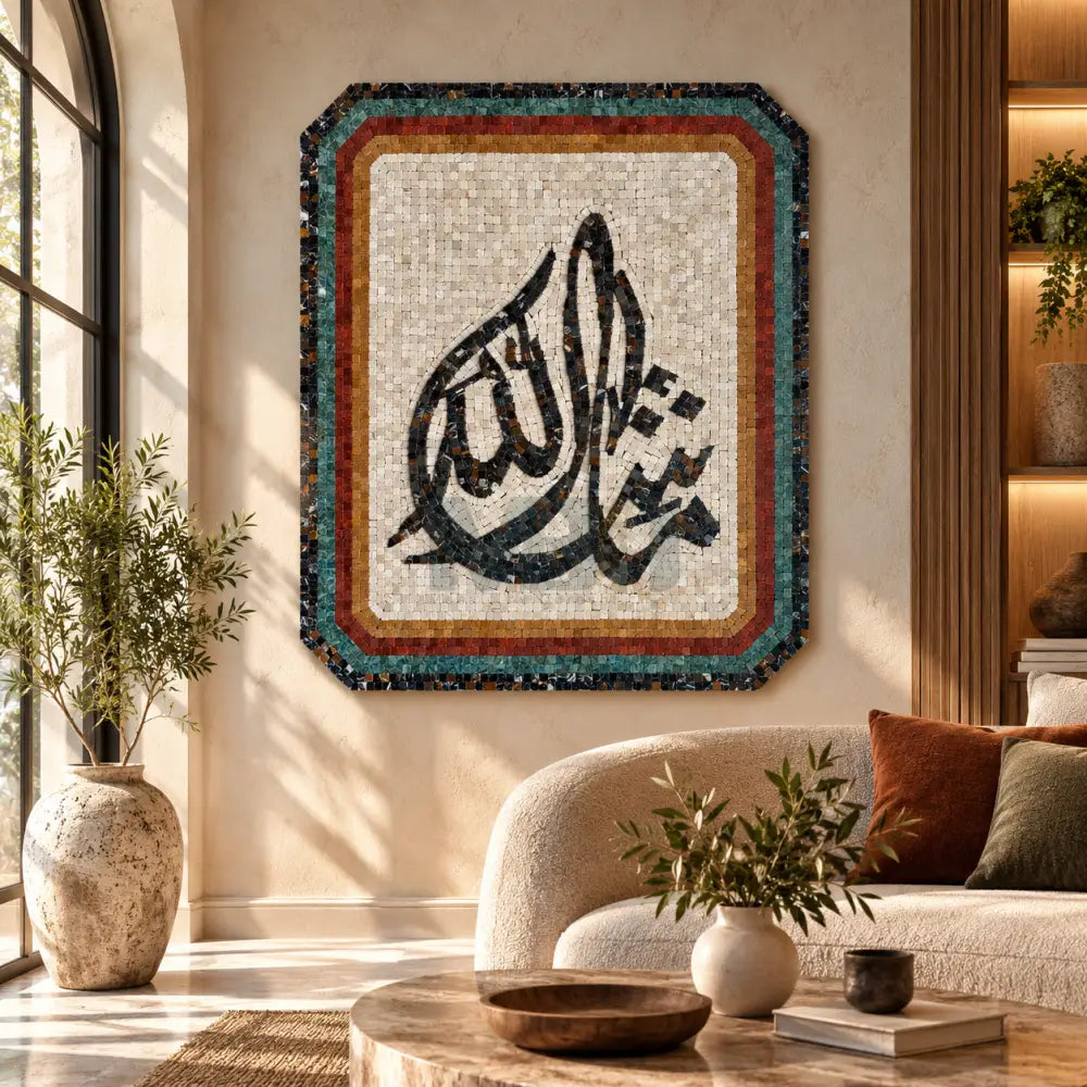 MASHALLAH STONED - 32’’x24’’ - Wall Hangings
