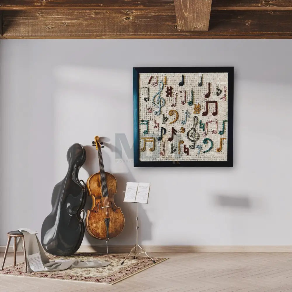 MELODY ABSTRACTION ART FOR SUBTLE CONTEMPORARY STYLES 24’’x24’’ Wall Hangings