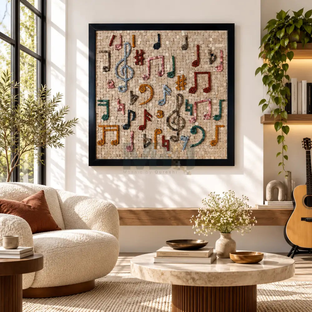 MELODY ABSTRACTION ART FOR SUBTLE CONTEMPORARY STYLES - 24’’x24’’ - Wall Hangings