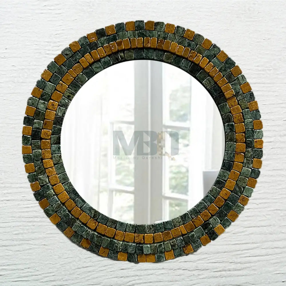MIRROR MOSAIC | Basil Gold - Mosaic By Qureshi's