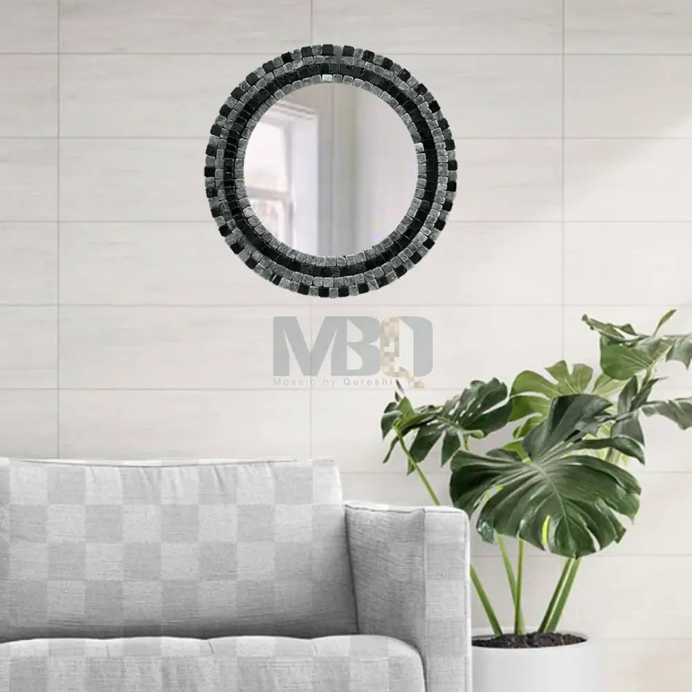 MIRROR MOSAIC | Smoky Stone - Mosaic By Qureshi's