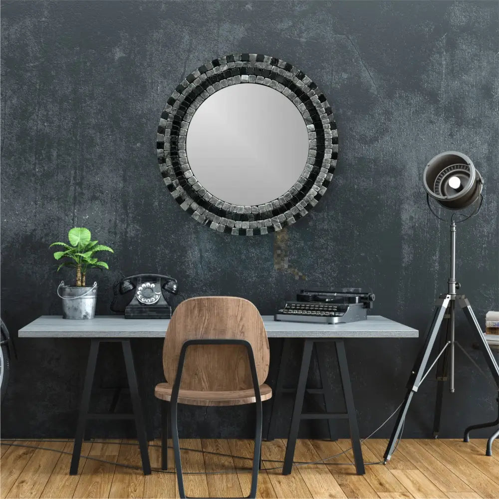 MIRROR MOSAIC | Smoky Stone - Mosaic By Qureshi's