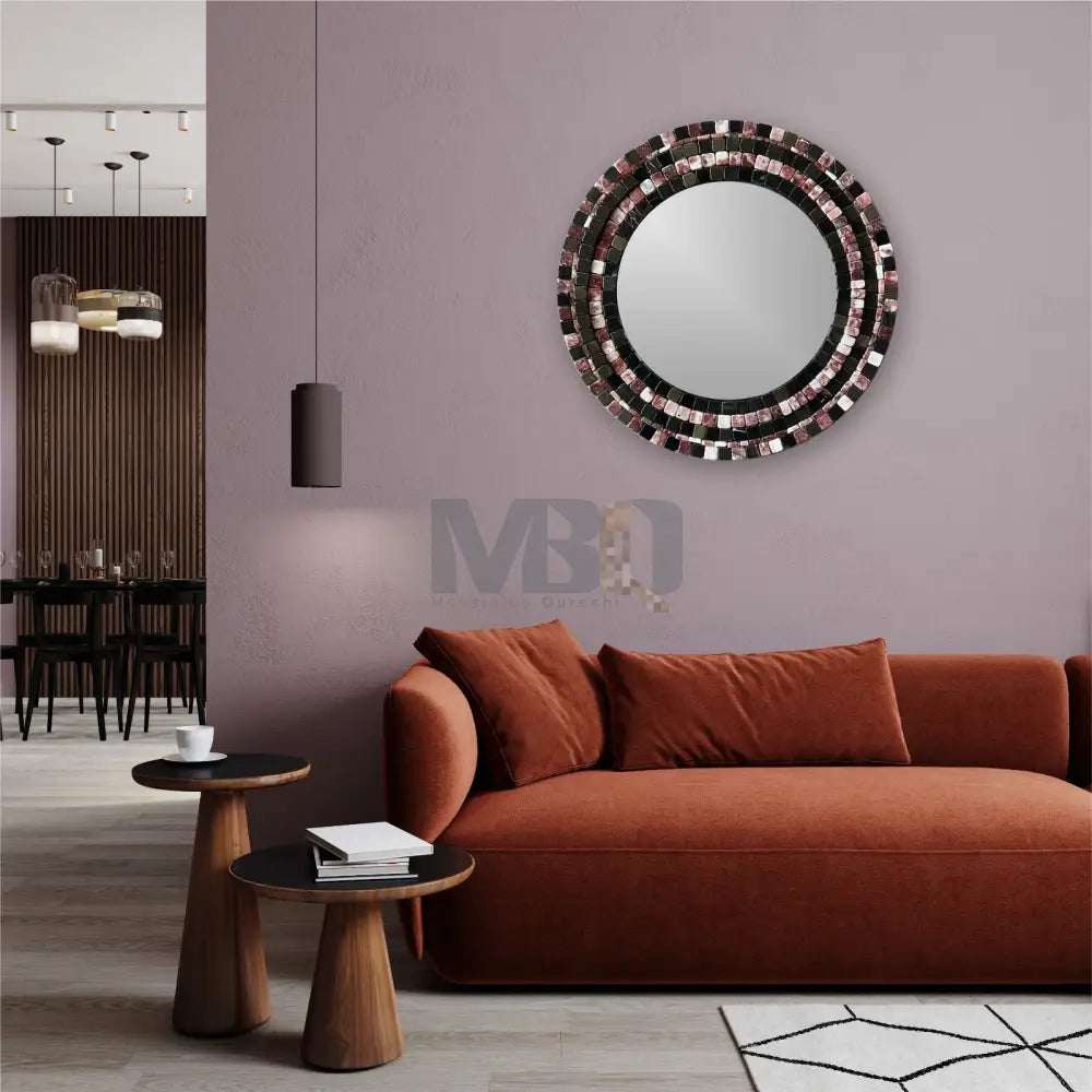 MIRROR MOSAIC | Strawberry Brown - Mosaic By Qureshi's