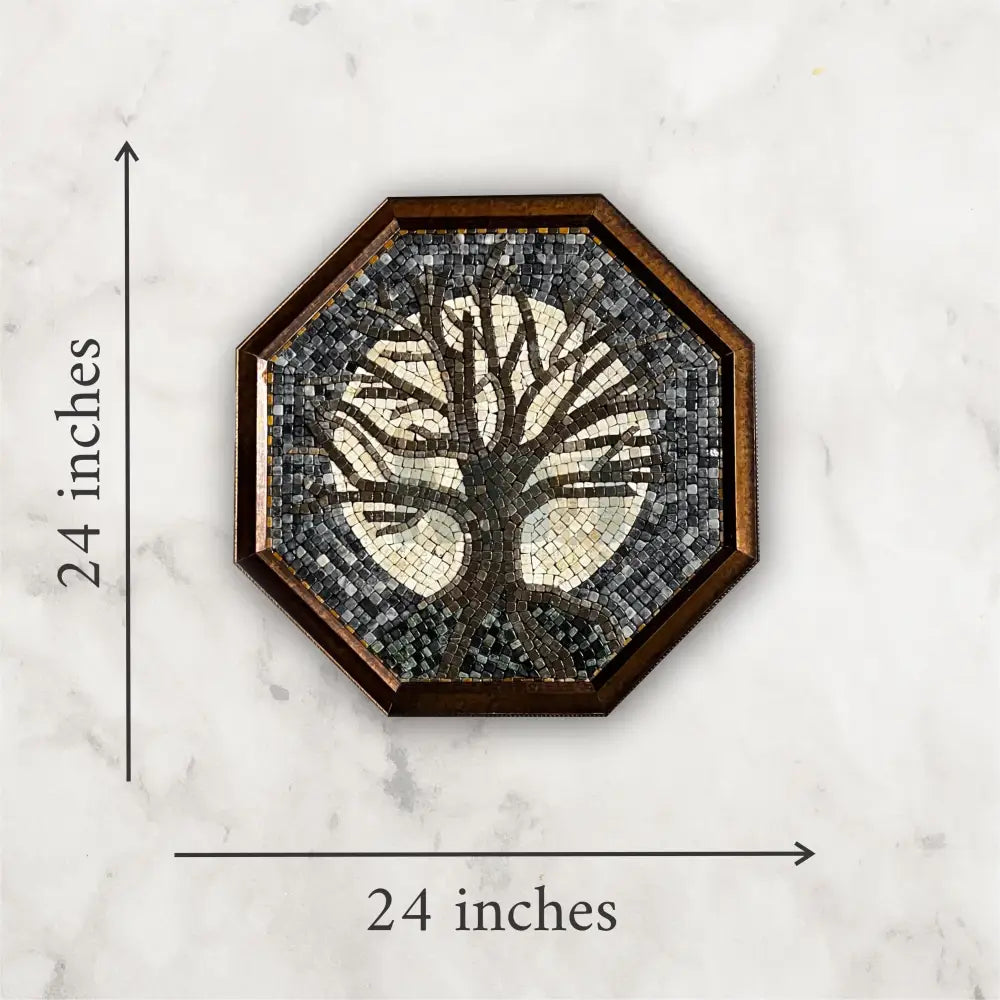 DEATH MOON TREE - Mosaic By Qureshi's