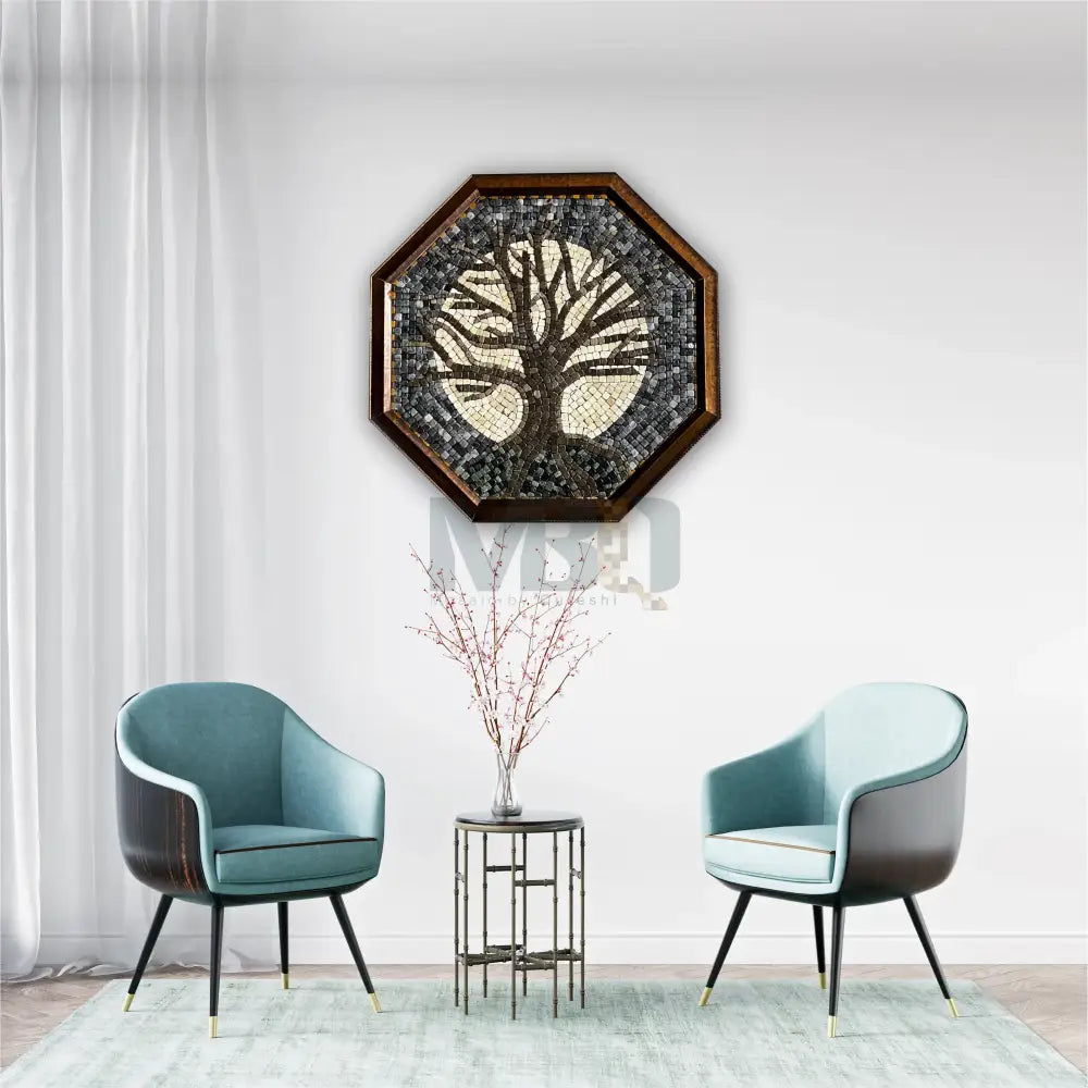 DEATH MOON TREE - Mosaic By Qureshi's