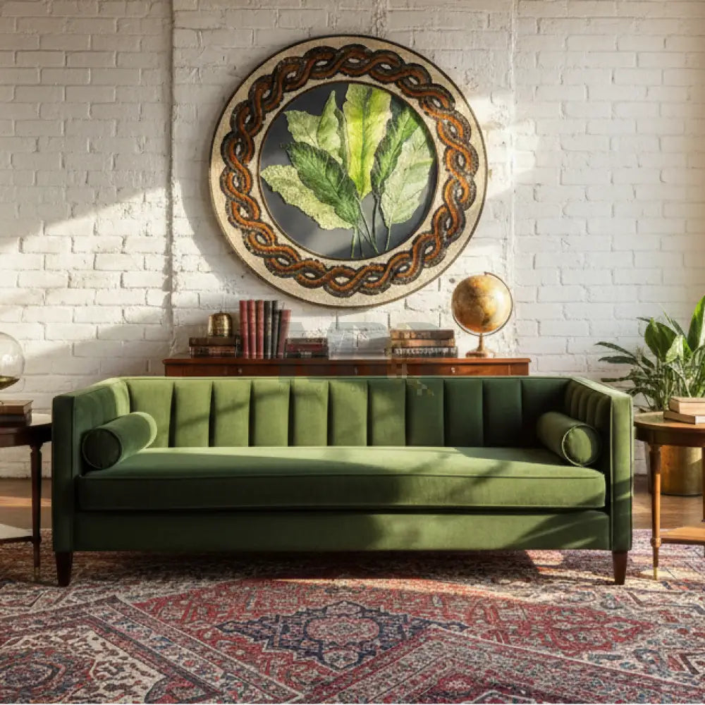 Premium Textured Mosaic Leaf Artwork for Luxurious Space 48” x 48”