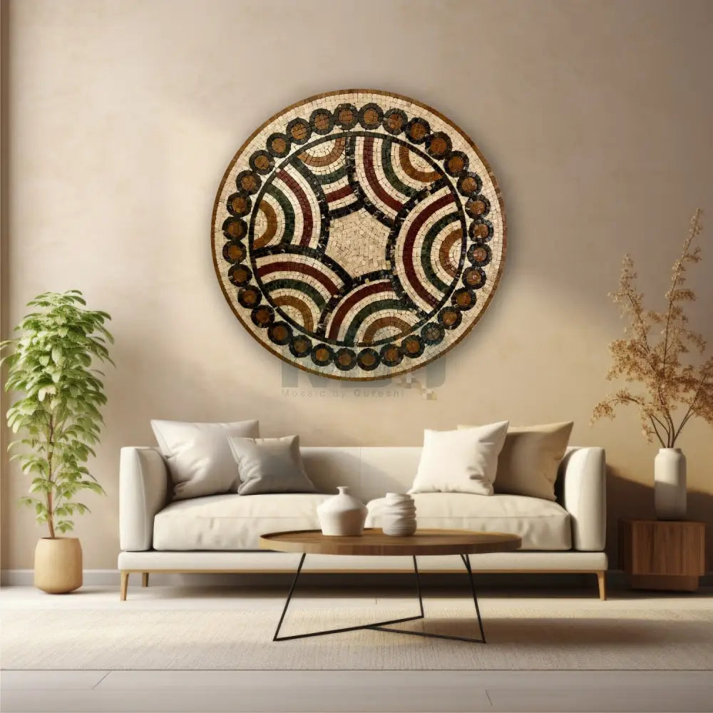 Radiant Stone Circle: Timeless Wall Hanging for Quirky Home Decor Wall Hangings