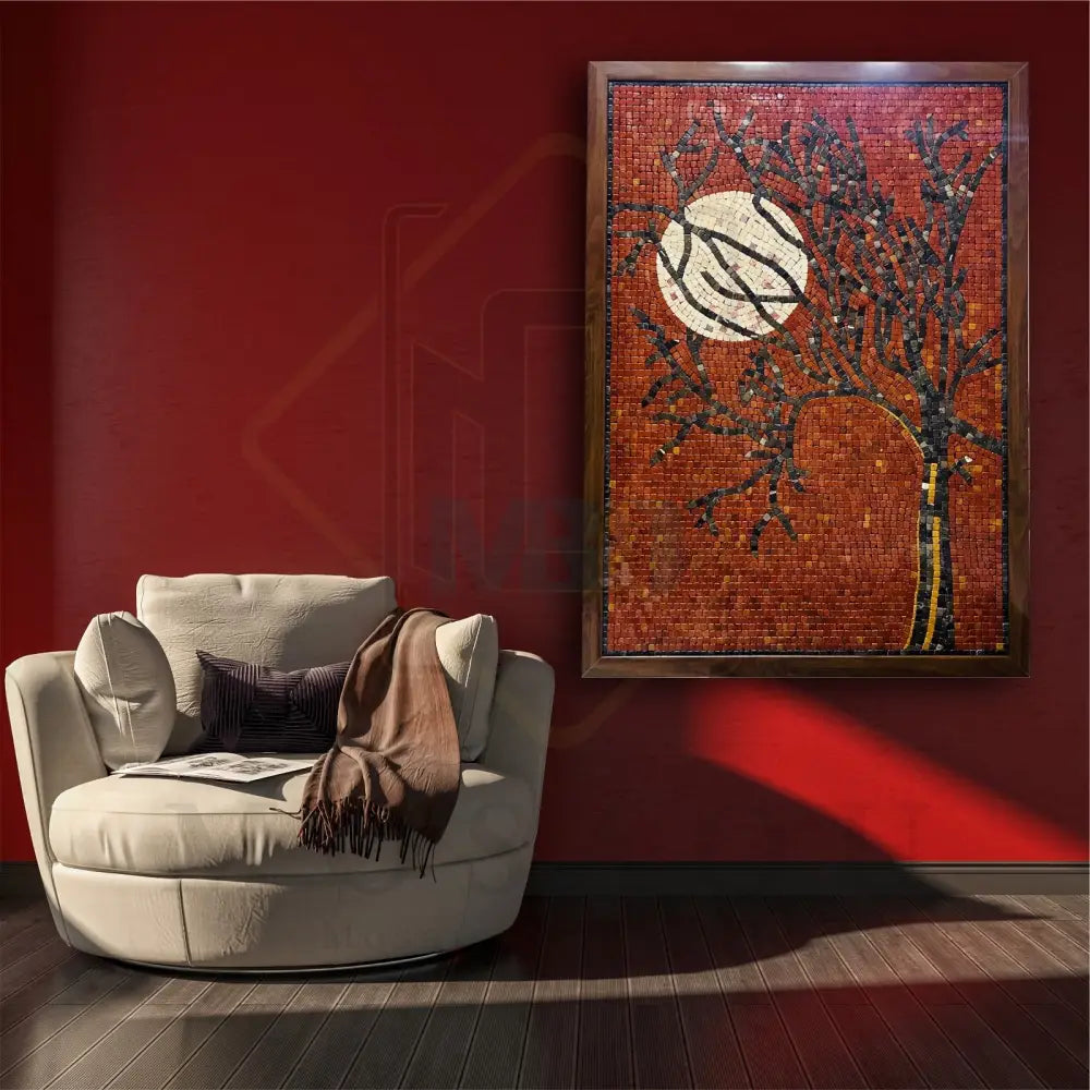 RED SKY MOON - Mosaic By Qureshi's