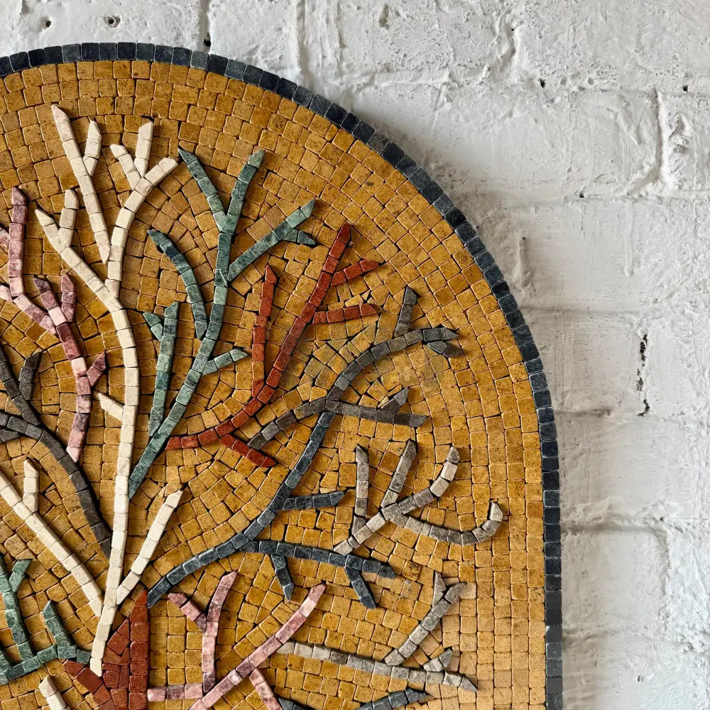 Rustic Stone Tree Mosaic - Handcrafted Premium Decor for Country Home Decor 36’’x24’’ Wall Hangings