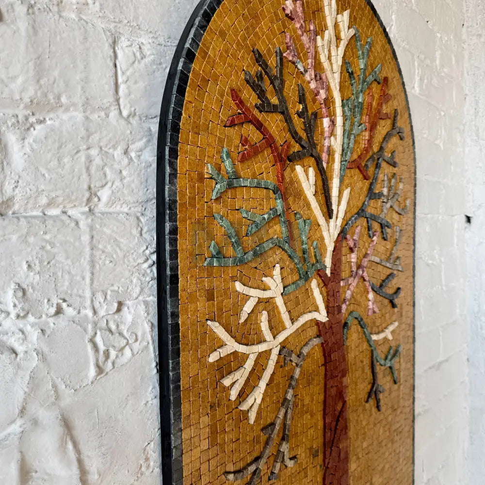 Rustic Stone Tree Mosaic - Handcrafted Premium Decor for Country Home Decor 36’’x24’’ Wall Hangings