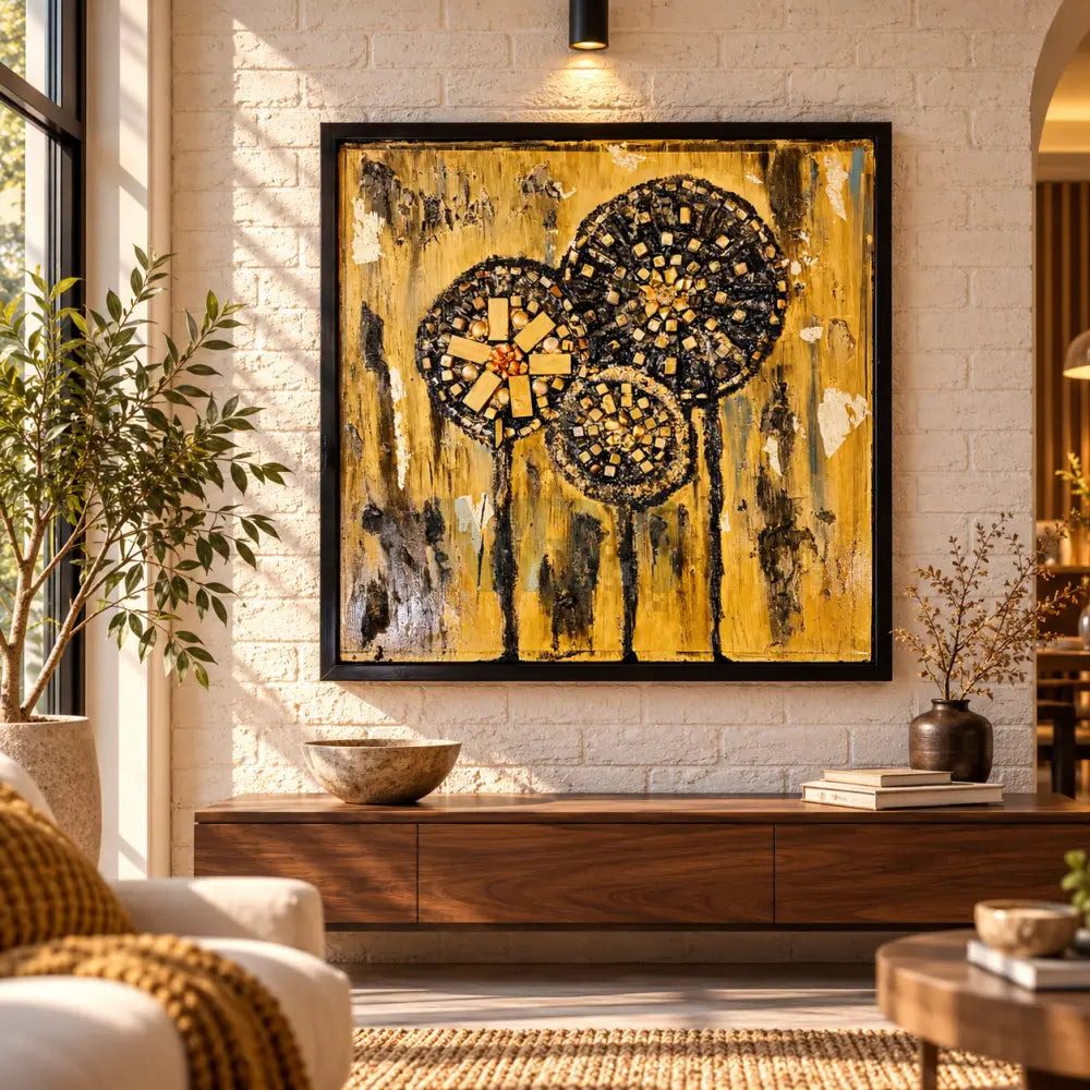 SIGNATURE ABSTRACT BLOOM FOR PEOPLE WITH LUXURIOUS INTEREST - Wall Hangings