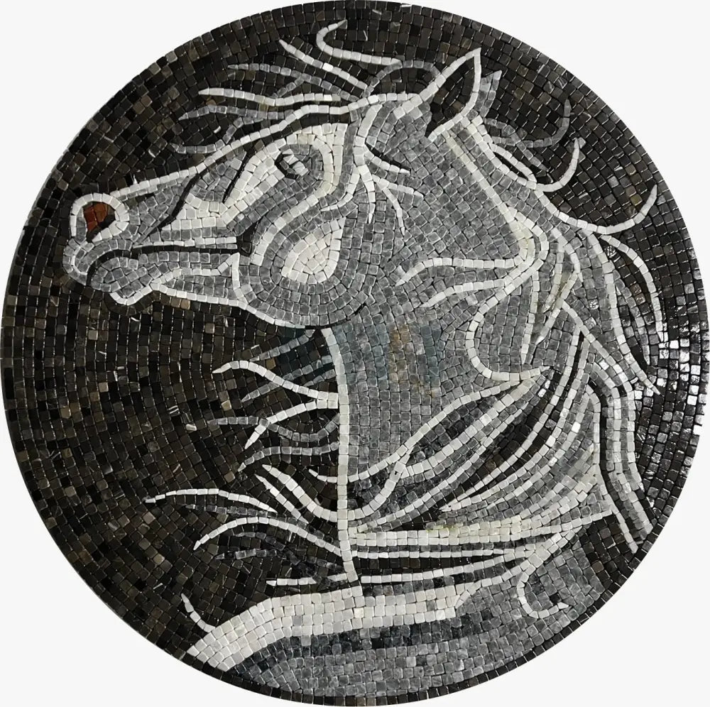 SIGNATURE ANDALUSIAN HORSE - Mosaic By Qureshi's
