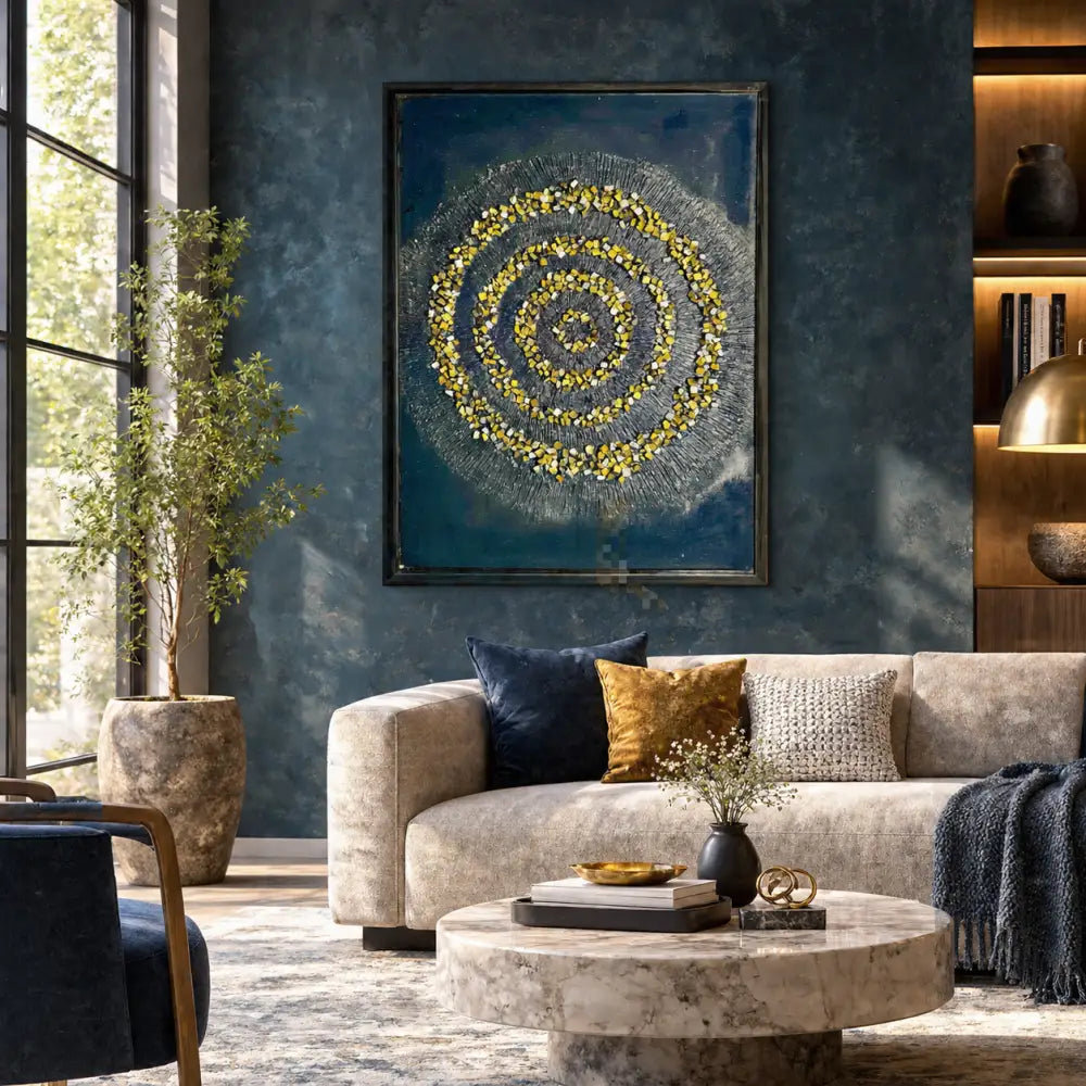SIGNATURE GALAXY WALL MOSAIC ART FOR CURATED LIFESTYLE - 32’’x24’’ - Wall Hangings
