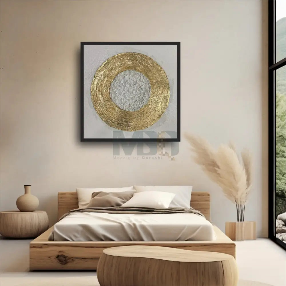 Signature Golden Halo Mosaic Artwork Wall Hangings