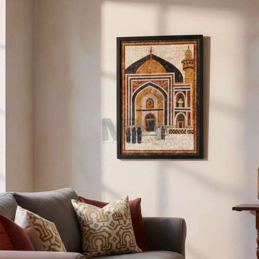 Signature Majestic Shrine of Hazrat Ali (RA) - Sacred Wall Art for Country Home Decor - 30’’x42’’ - Wall Hangings