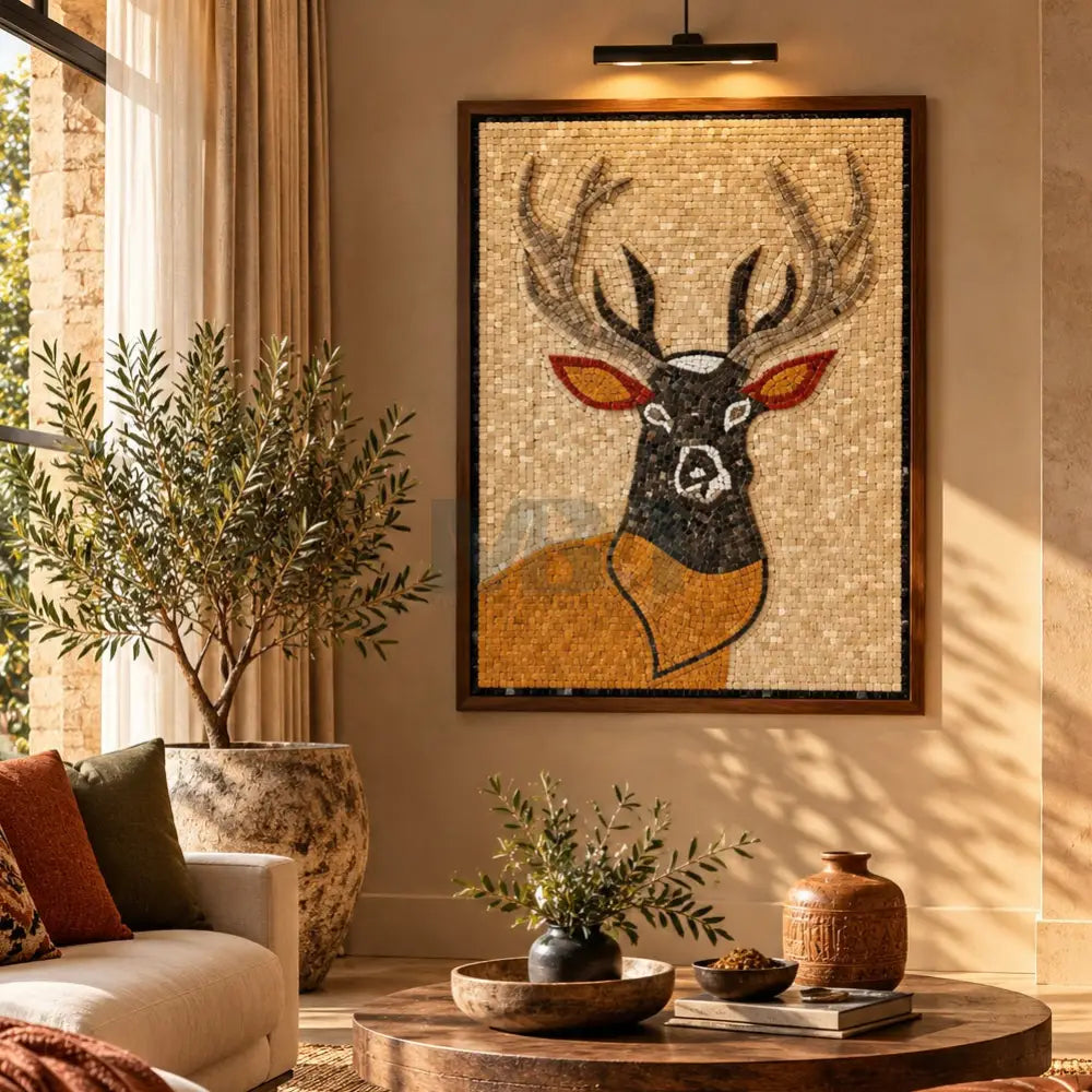 SIGNATURE MARKHOR FOR IDEAL HOMEOWNERS - 42’’x30’’ - Wall Hangings
