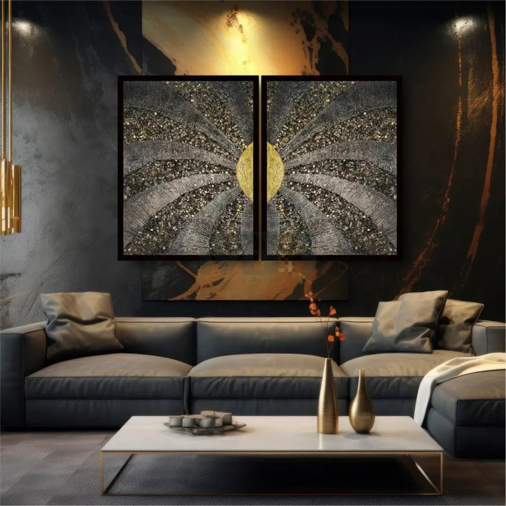 SIGNATURE ROYAL MOSAIC WALL ART FOR LUXURIOUS GRANDEUR 32’’x24’’ Wall Hangings