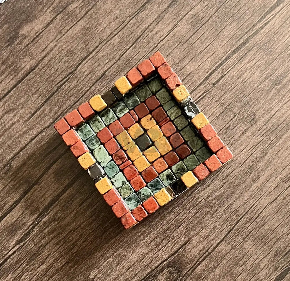Stone Mosaic Ashtray with a Story of Antique Home Decor