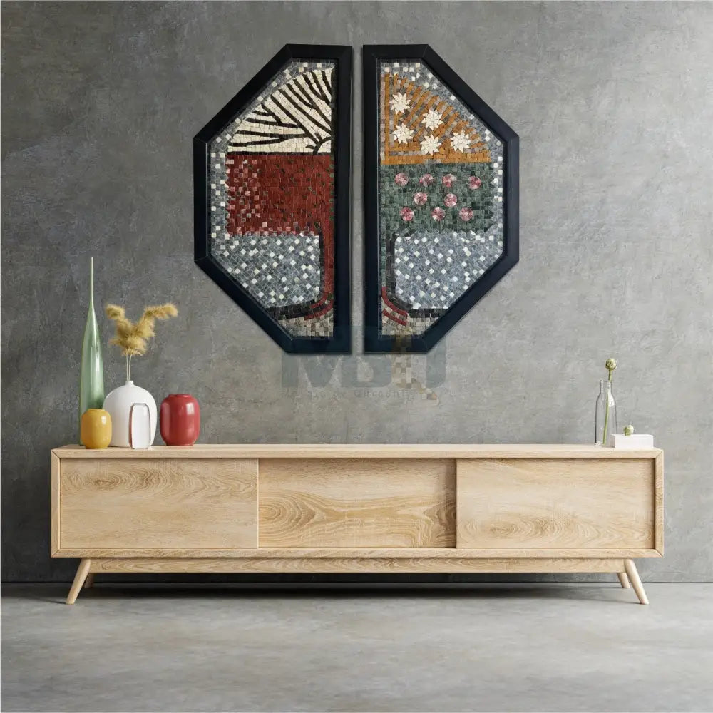 Stone Wall Signature Frame - Tree of Life for Western Interiors 32’’x32’’ Wall Hangings