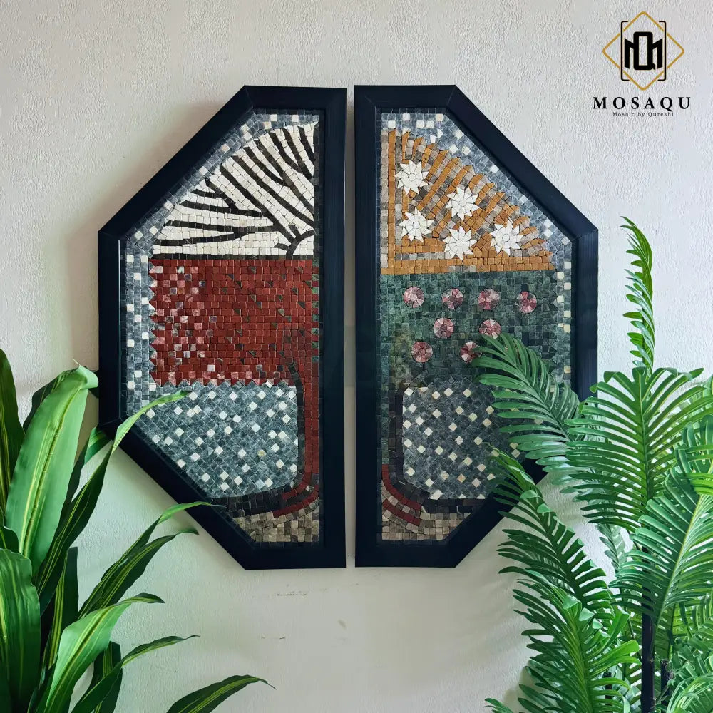 Stone Wall Signature Frame - Tree of Life for Western Interiors 32’’x32’’ Wall Hangings