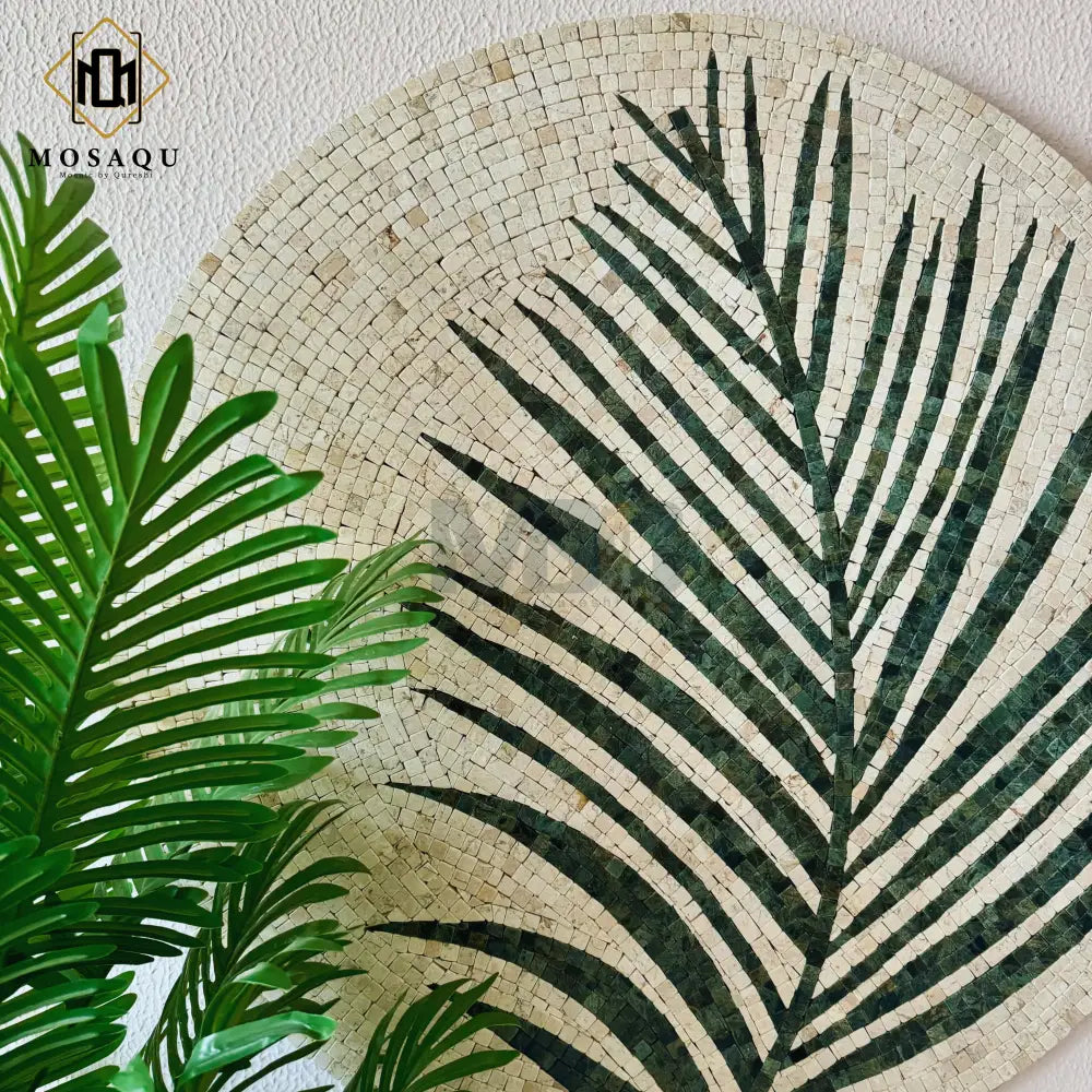 Tea Leaf Art: Nature-Inspired Stone Wall Art for Abstract Home Decor Wall Hangings