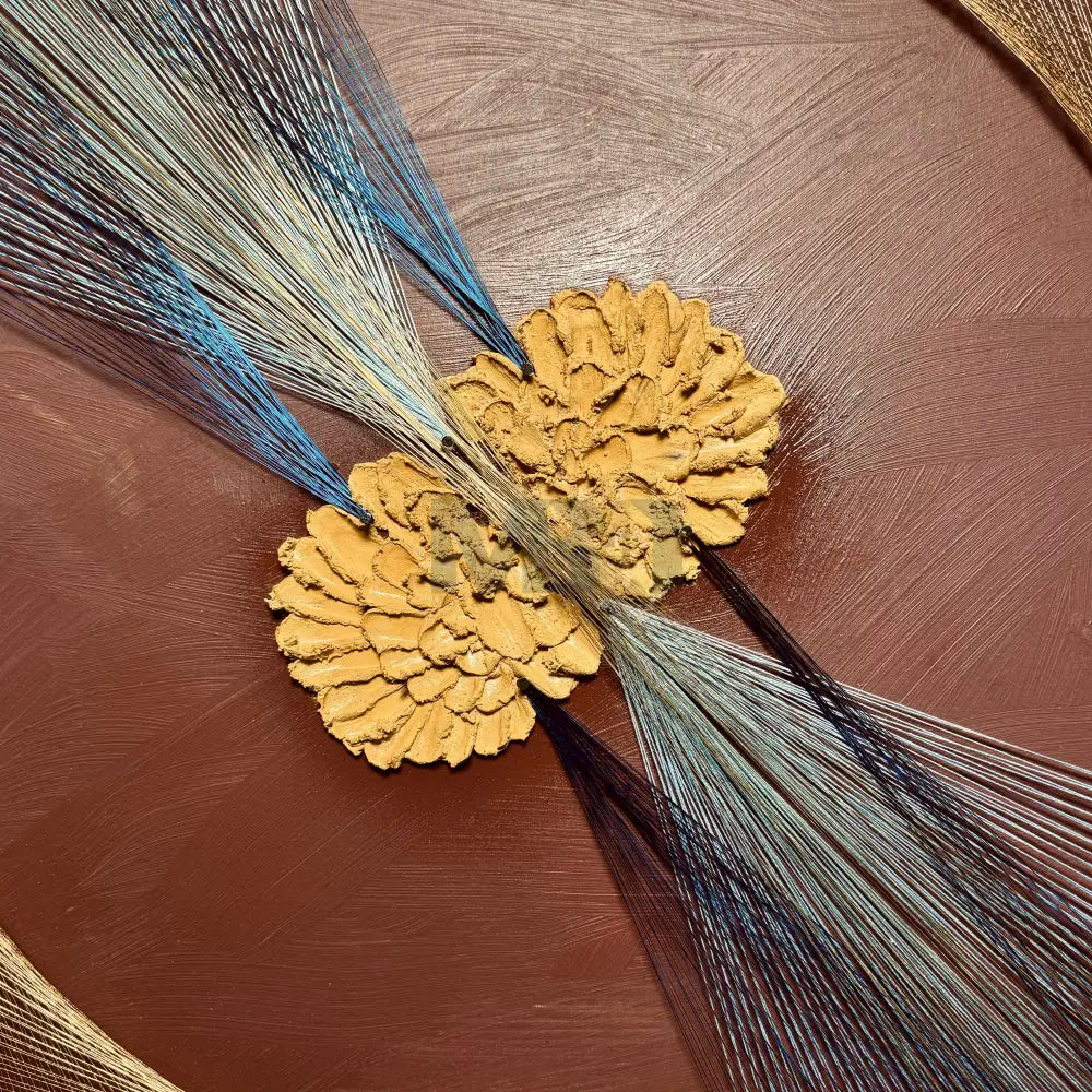 THREADED HARMONY-Urban Folk String Nail Wall Art with Mosaic Patterns Wall Hangings