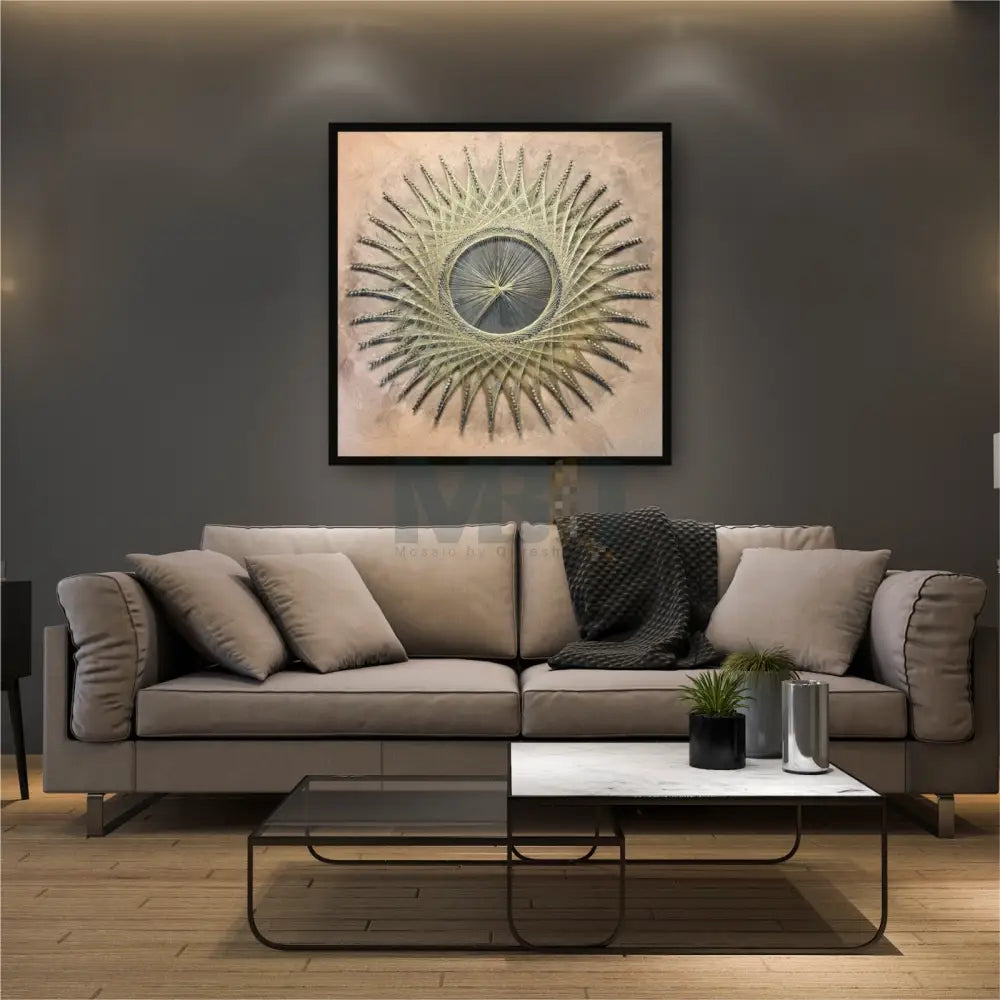 THREADED TREASURES NAIL ART WITH MOSAIC PATTERNS Wall Hangings